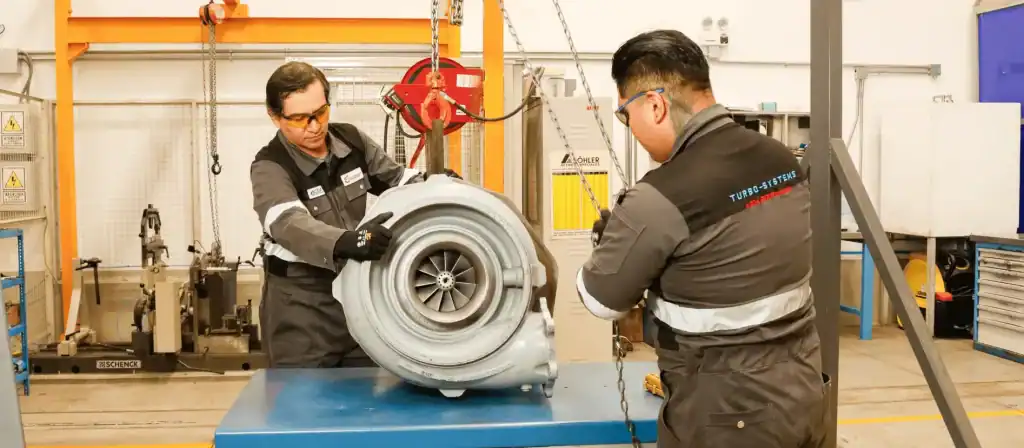 Servicio de turbocompresores de GDA Group