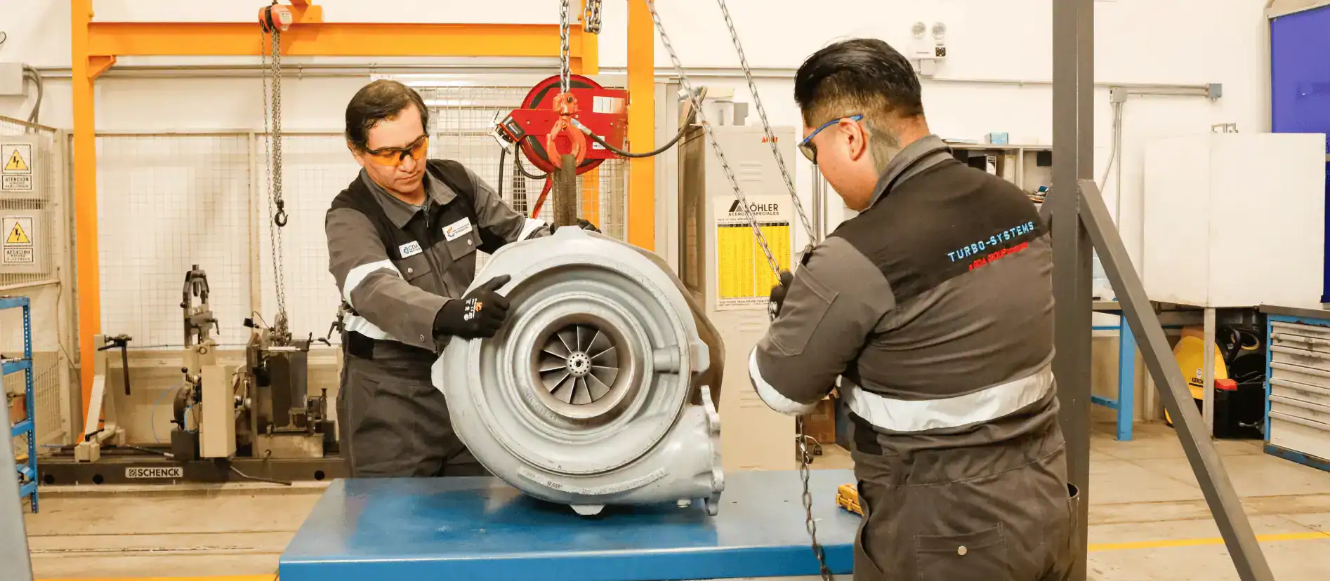 Mantenimiento de turbocompresores en Turbo Systems Service